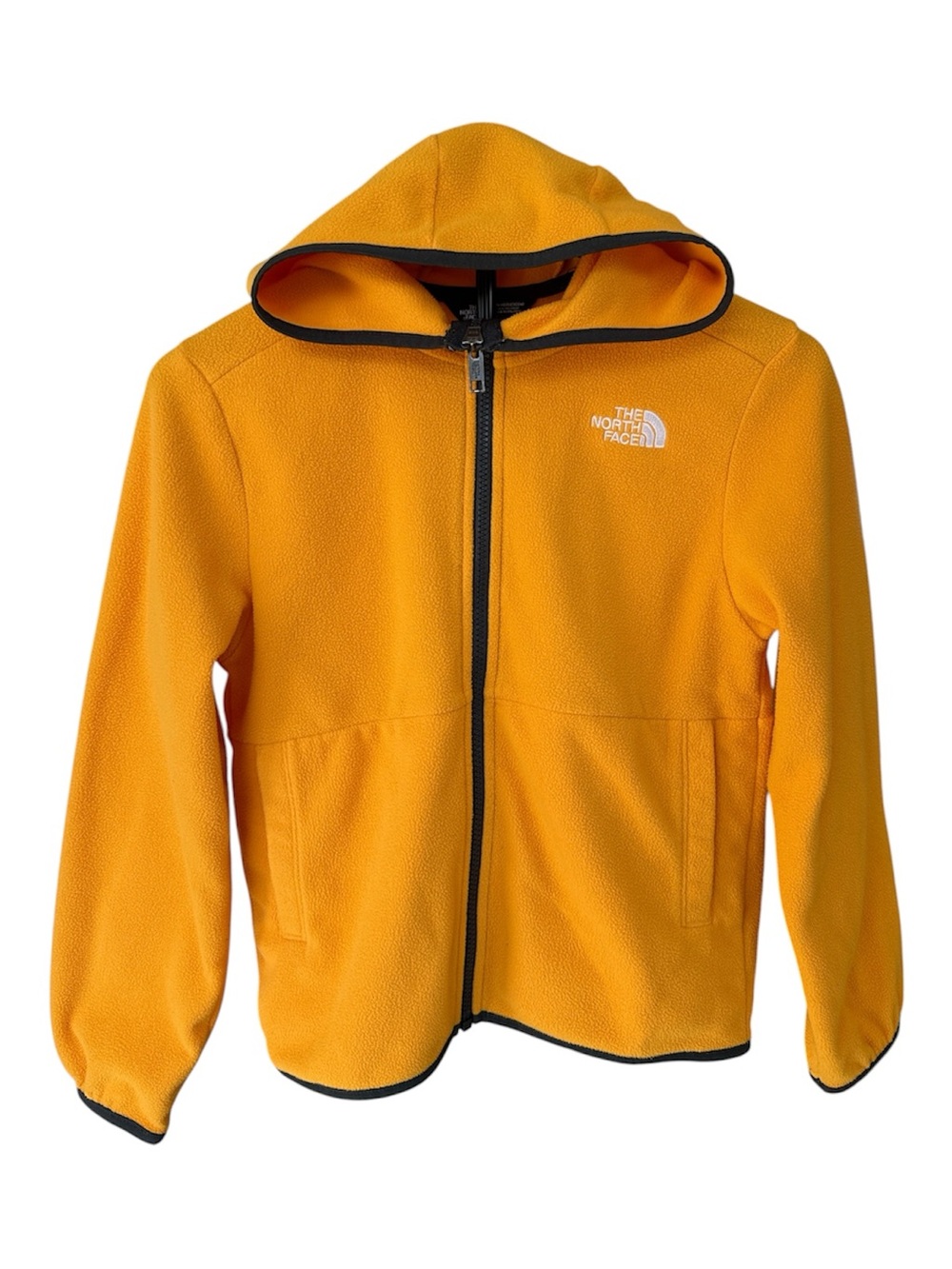 The North Face Boys' & Girls' Glacier Full-Zip Hooded Fleece Jacket- Summit Gold
